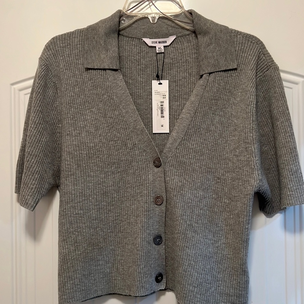 Steve Madden crop top sweater